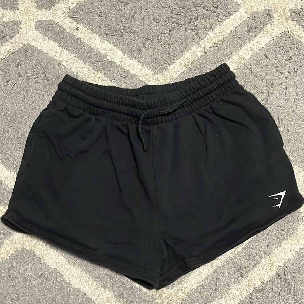 Black sweat shorts